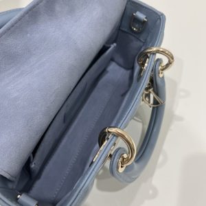 Replica Dior Lady D-Joy Bag Blue - authentic-look luxury purse replica