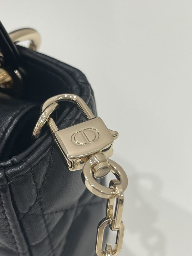 Replica Dior Lady D-Joy Mini Bag Black - top-tier luxury replica shoulder bag