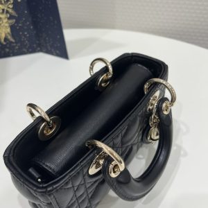 Replica Dior Lady D-Joy Mini Bag Black - high-end fake designer purse