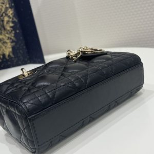 Replica Dior Lady D-Joy Mini Bag Black - near-authentic luxury replica handbag