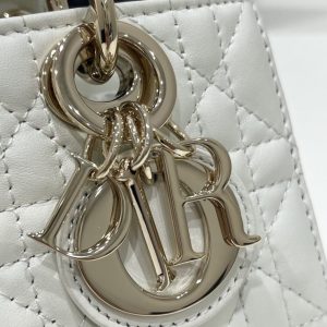 Replica Lady D-Joy Mini Bag White - top-tier luxury replica shoulder bag