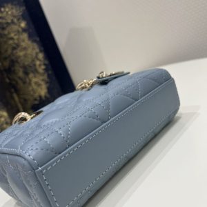 Replica Dior Lady D-Joy Mini Bag Blue - elite superclone designer purse