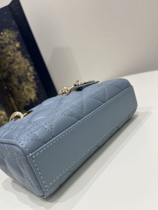 Replica Dior Lady D-Joy Mini Bag Blue - elite superclone designer purse