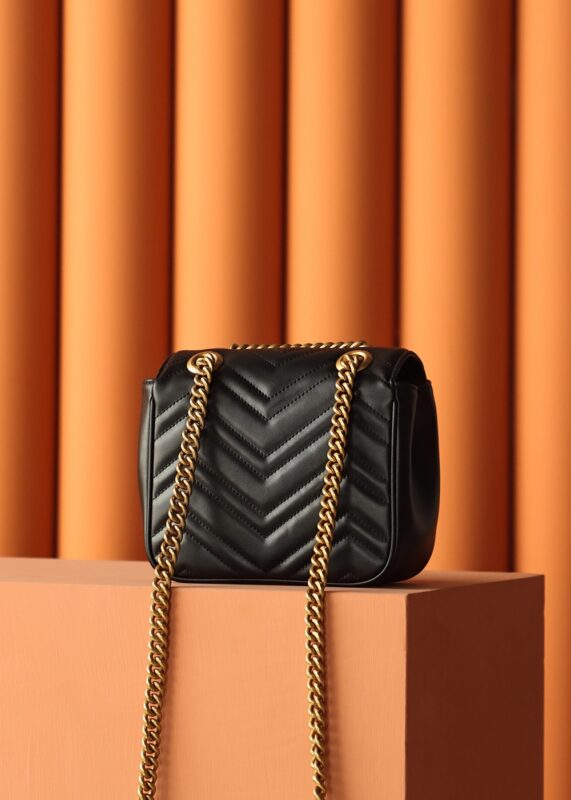 Replica Gucci GG Marmont Square Black - ultra-realistic fake designer tote