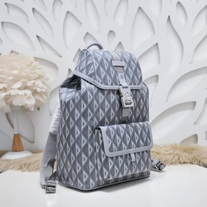 Replica Dior Hit The Road Backpack Diamond Grey - top-tier luxury replica shoulder bag
