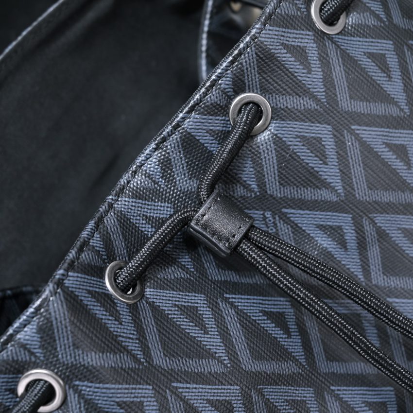 Replica Dior Hit The Road Backpack Diamond Black - premium 1:1 fake handbag model