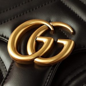 Replica Gucci GG Marmont Square Black - high-quality designer bag clone