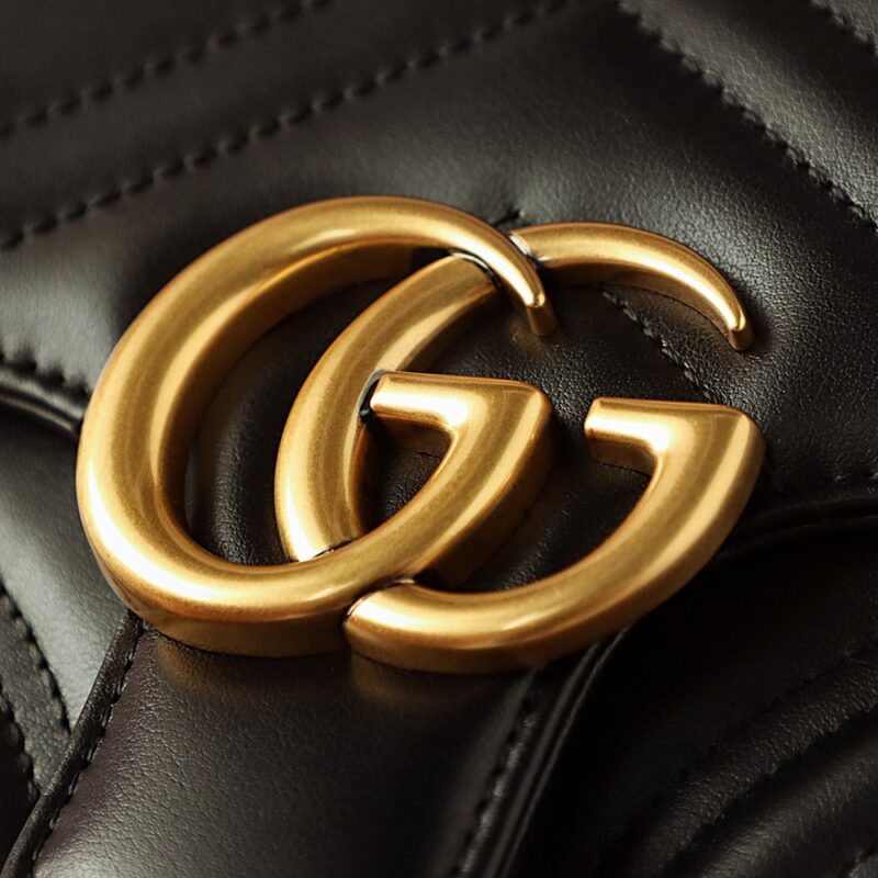 Replica Gucci GG Marmont Square Black - high-quality designer bag clone