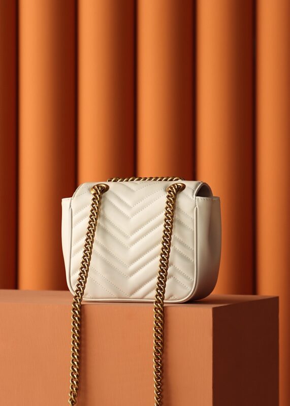 Replica Gucci GG Marmont Square Beige - near-authentic luxury replica handbag