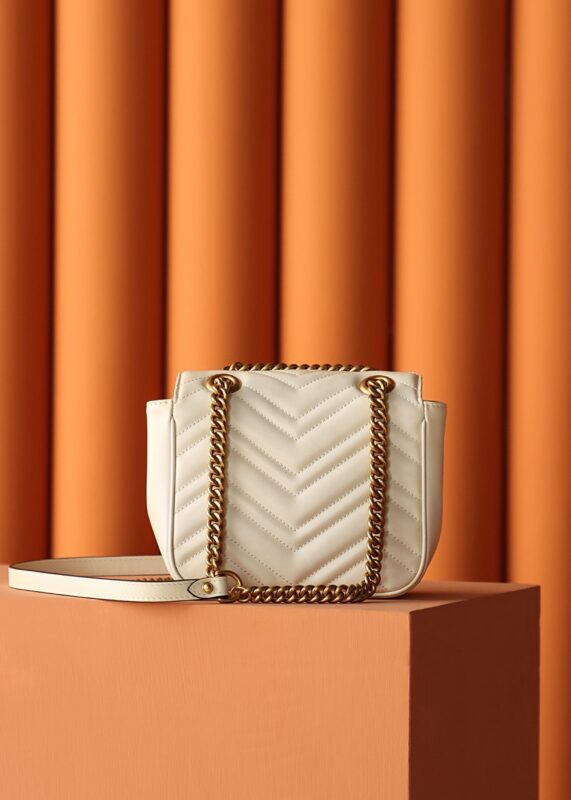 Replica Gucci GG Marmont Square Beige - best-selling designer handbag dupe