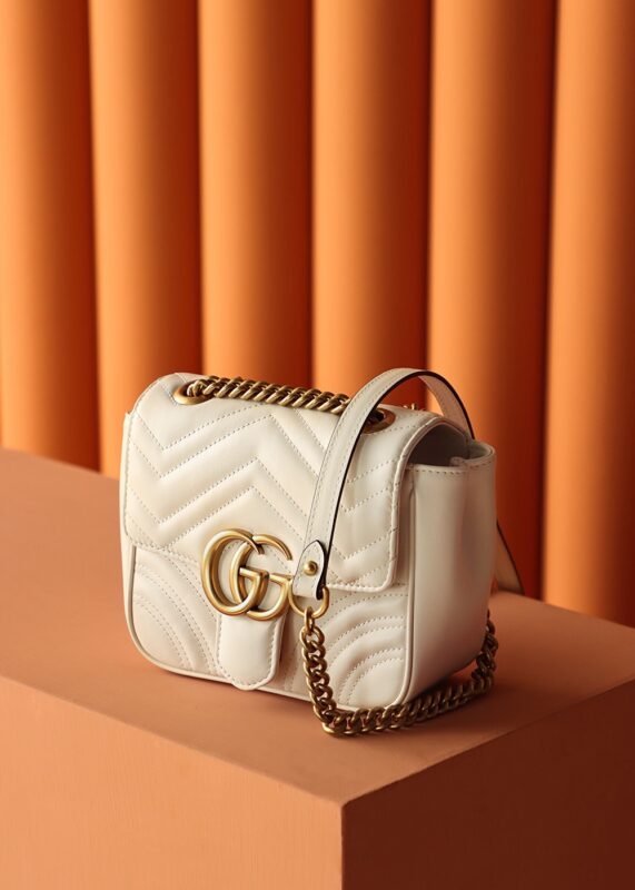 Replica Gucci GG Marmont Square Beige - premium 1:1 fake handbag model