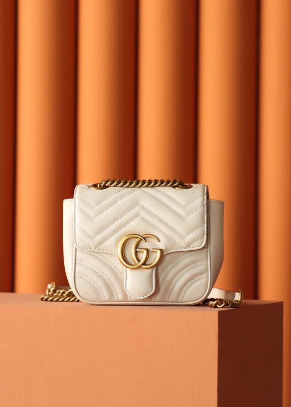 Replica Gucci GG Marmont Square Beige - elite superclone designer purse