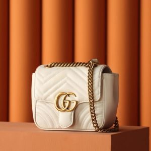 Replica Gucci GG Marmont Square Beige - best quality luxury bag dupe