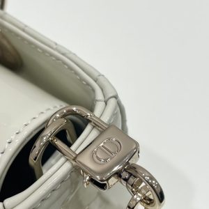 Replica Dior Lady D-Joy Bag White Patent - realistic designer-inspired fake bag