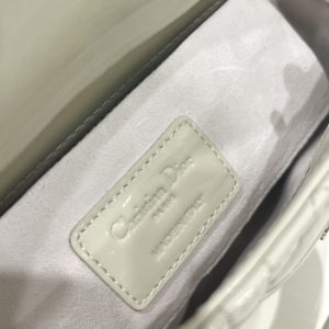 Replica Dior Lady D-Joy Bag White Patent - ultra-realistic fake designer tote