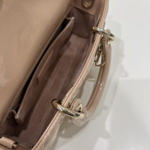 Replica Dior Lady D-Joy Bag Caramel Patent - top-tier luxury replica shoulder bag