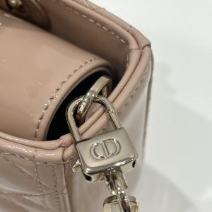 Replica Dior Lady D-Joy Bag Caramel Patent - ultra-realistic fake designer tote