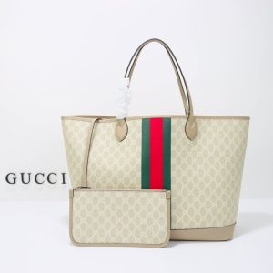Replica Gucci GG Large Tote Bag Beige - ultra-realistic fake designer tote