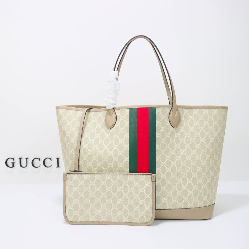 Replica Gucci GG Large Tote Bag Beige - ultra-realistic fake designer tote