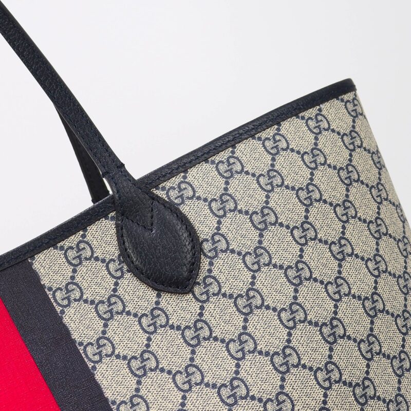Replica Gucci GG Large Tote Bag Blue - authentic-look luxury purse replica