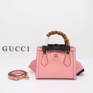 Replica Gucci Diana Small Tote Pink - premium-grade designer purse dupe