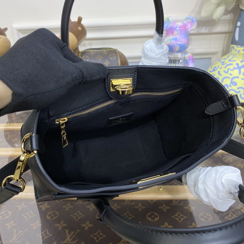 Replica Louis Vuitton On My Side PM Full Black - best quality luxury bag dupe