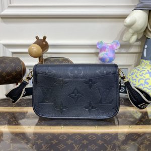 Replica Louis Vuitton Nano Diane Satchel Black - premium 1:1 fake handbag model