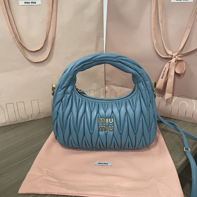 Replica Miu Miu Wander Blue - premium-grade designer purse dupe