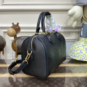 Replica Louis Vuitton Speedy Bandouliere 25 Black - realistic designer-inspired fake bag
