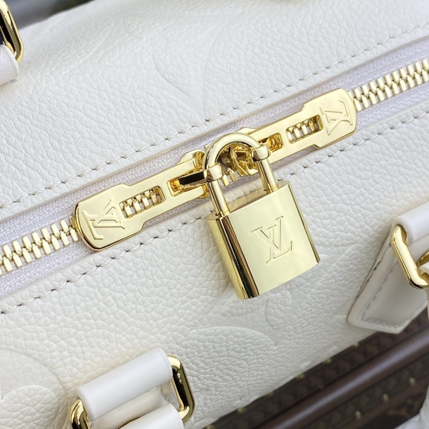 Replica Louis Vuitton Speedy Bandouliere 20 White - best quality luxury bag dupe