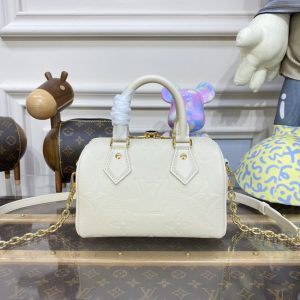 Replica Louis Vuitton Speedy Bandouliere 20 White - best-selling designer handbag dupe