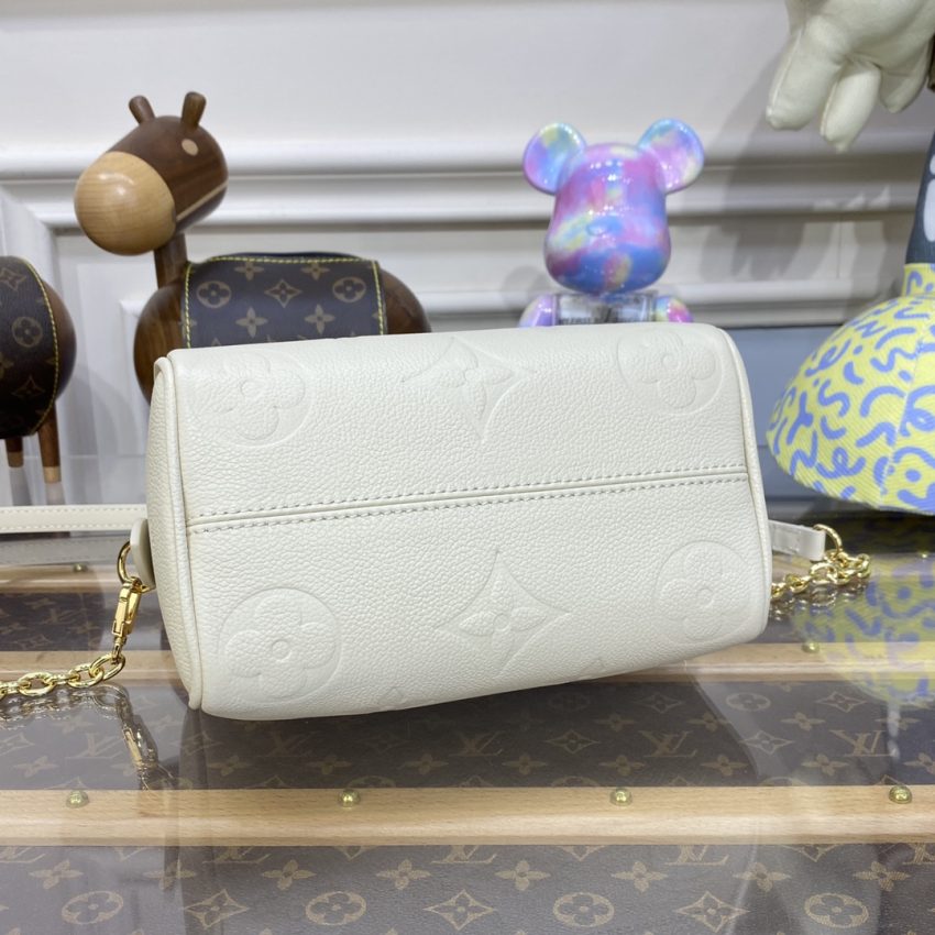 Replica Louis Vuitton Speedy Bandouliere 20 White - best quality luxury bag dupe