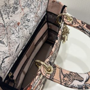 Replica Lady Dior D-Lite Flower - authentic-look luxury purse replica