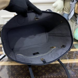 Replica Louis Vuitton Neverfull MM Black Pink - best-selling designer handbag dupe