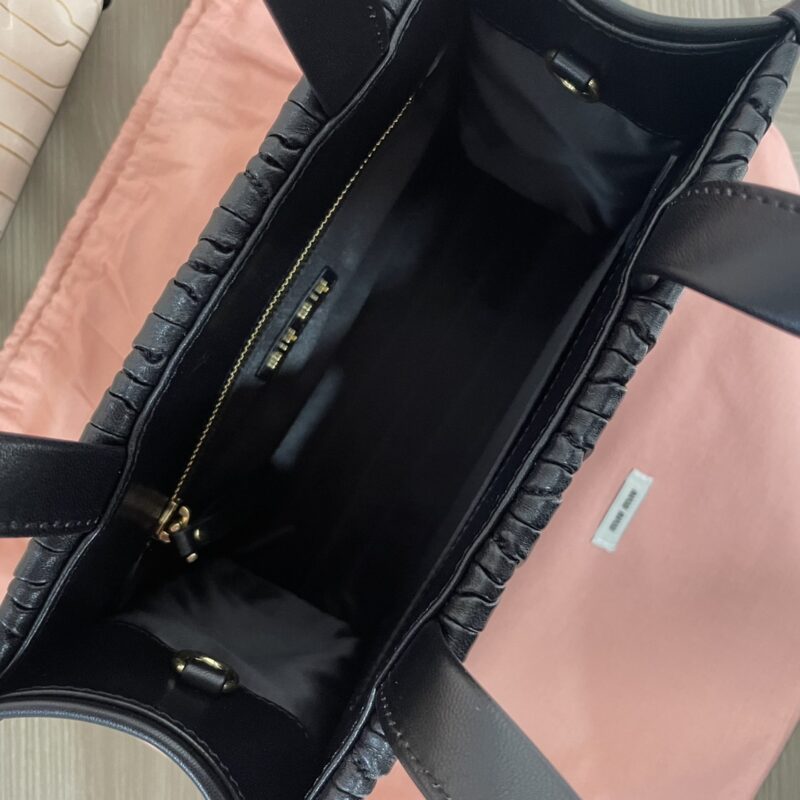 Replica Miu Miu Matelassé Tote Black - best-selling designer handbag dupe