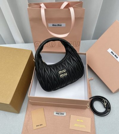 Replica Miu Miu Wander Black - premium-grade designer purse dupe