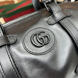 Replica Gucci Luggage Bag Black - top-tier luxury replica shoulder bag
