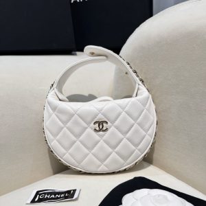 Replica CHANEL 23c Pouch White - realistic designer-inspired fake bag