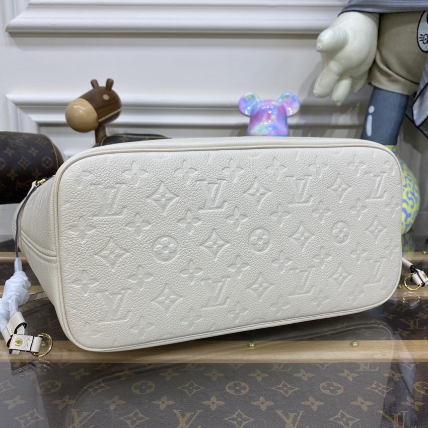 Replica Louis Vuitton Neverfull MM Full Beige - authentic-look luxury purse replica