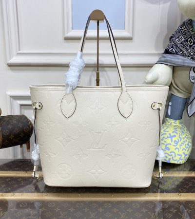 Replica Louis Vuitton Neverfull MM Full Beige - top-rated replica designer bag