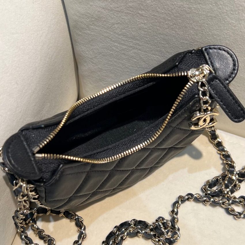 Replica CHANEL 23P Chain Around Crescent Hobo - top-rated replica designer bag