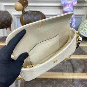 Replica Louis Vuitton Wallet on Chain Ivy Full White - 1:1 designer replica handbag