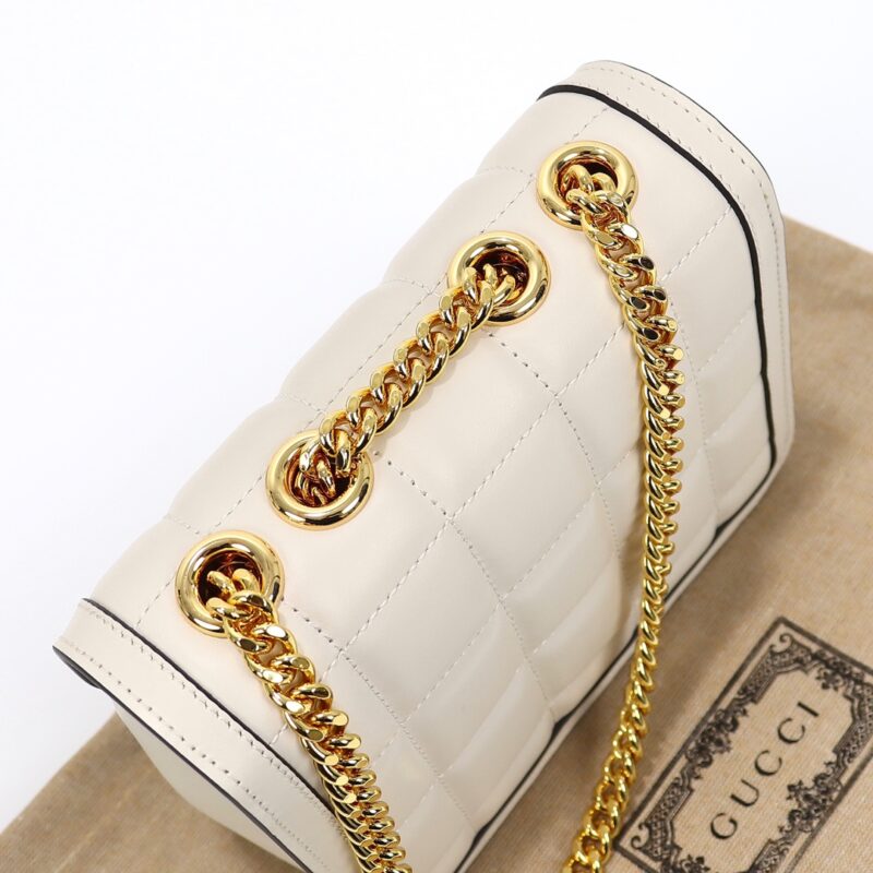 Replica Gucci Gucci Deco Double G White - realistic designer-inspired fake bag