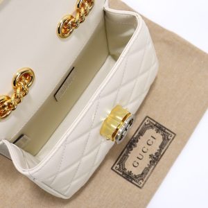 Replica Gucci Gucci Deco Double G White - elite superclone designer purse