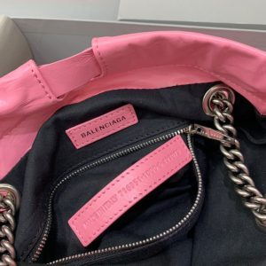 Replica Balenciaga Crush Small Tote Pink - high-quality designer bag clone