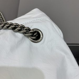 Replica Balenciaga Crush Small Tote White - high-quality designer bag clone
