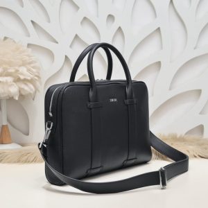Replica Dior Homme Briefcase Black - top-rated replica designer bag