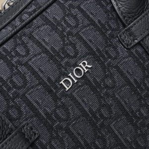 Replica Dior Oblique Briefcase Black - ultra-realistic fake designer tote