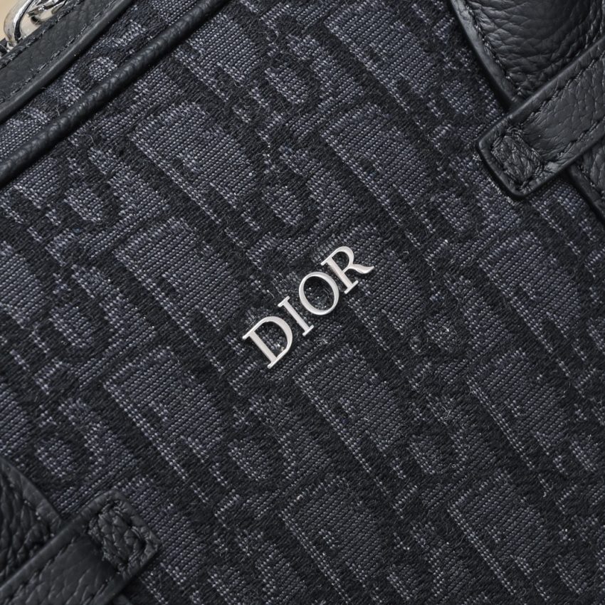 Replica Dior Oblique Briefcase Black - ultra-realistic fake designer tote