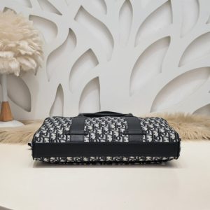 Replica Dior Oblique Briefcase White - high-accuracy replica luxury purse